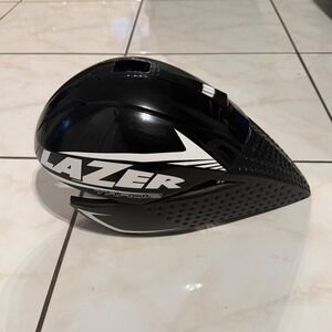 Lazer Tardiz Solid Triathlon Time Trial Cycling Helmet Black White XXS-M